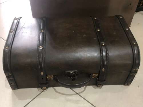 Suitcase wood display