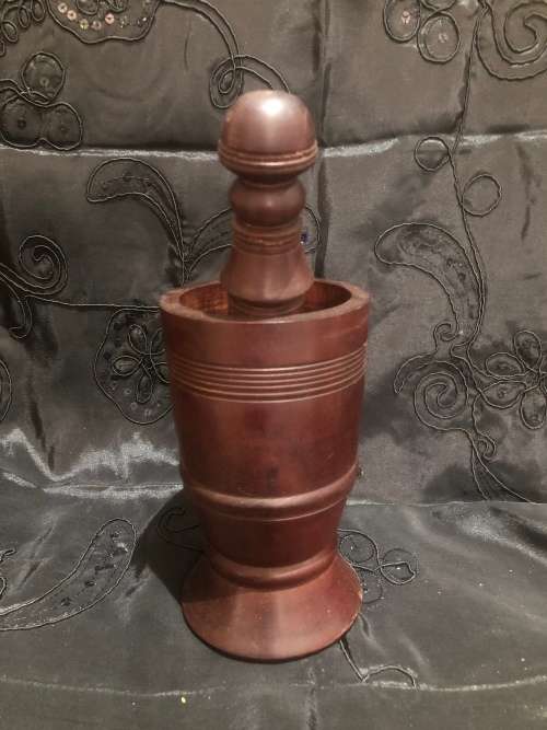 Mortar and pestle wood