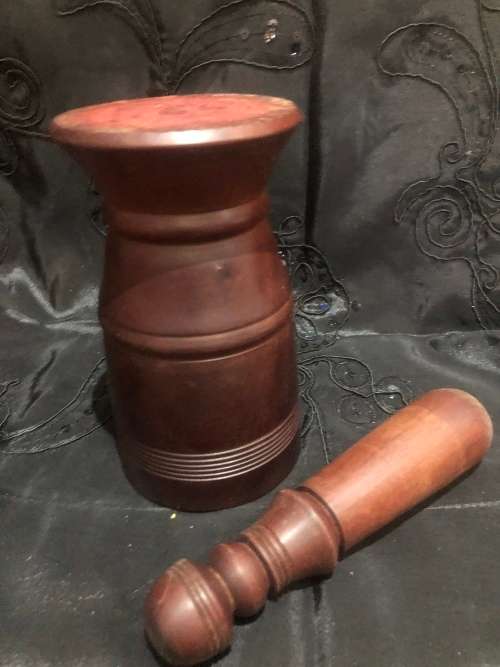 Mortar and pestle wood