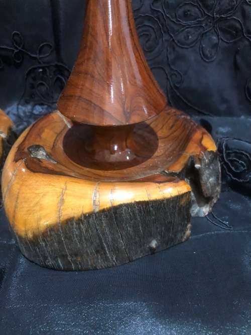 Candle holders Olive Wood