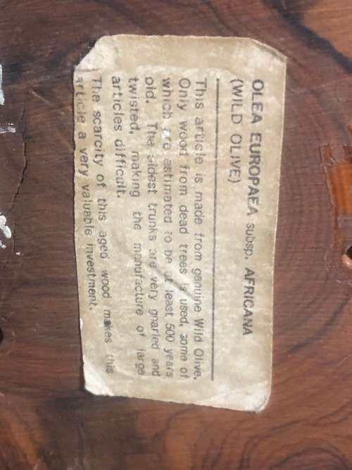 Candle holders Olive Wood