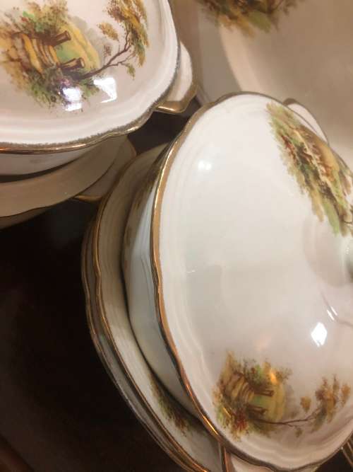 Dinner set/serviceAlfred Meakin Hayride dinner service 8 place