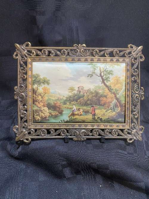 Frame Brass framed satin inner Italy