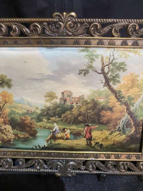 Frame Brass framed satin inner Italy