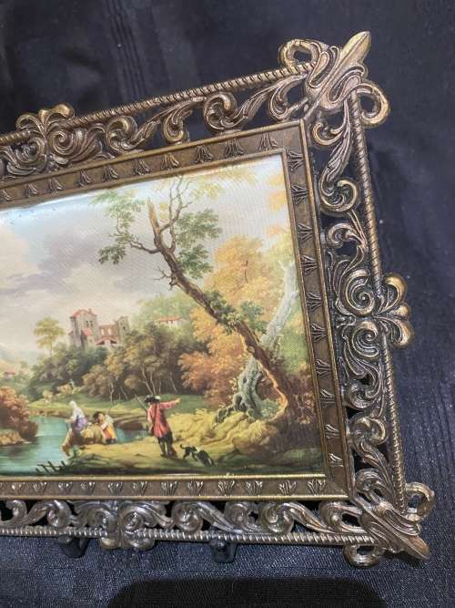 Frame Brass framed satin inner Italy