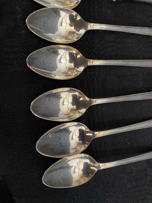 Teaspoons silver plated(F)