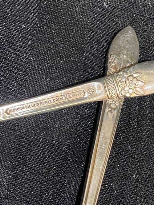 Teaspoons silver plated(F)