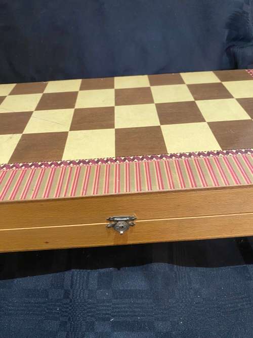 Chess/backgammon set large