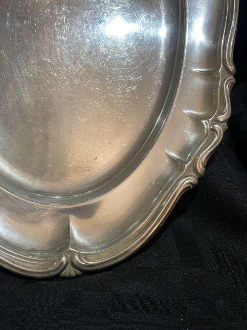 Tray/platter silver plated Sweden