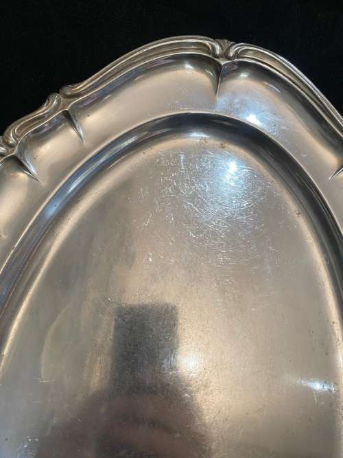 Tray/platter silver plated Sweden