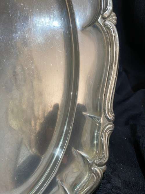 Tray/platter silver plated Sweden