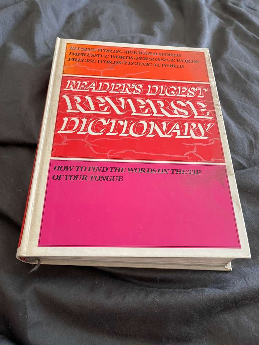 Readers Digest Reverse Dictionary