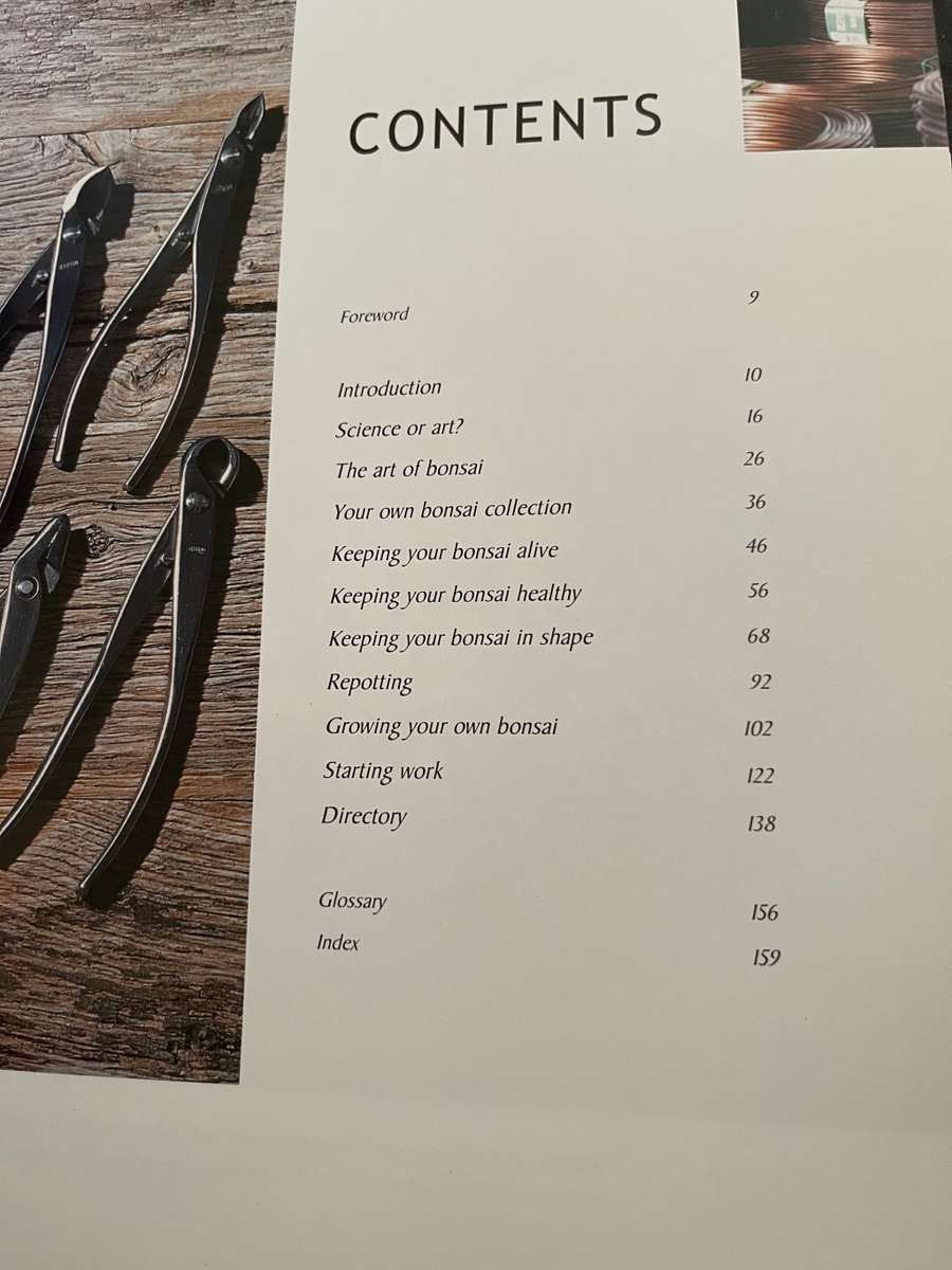 Bonsai trees books x3