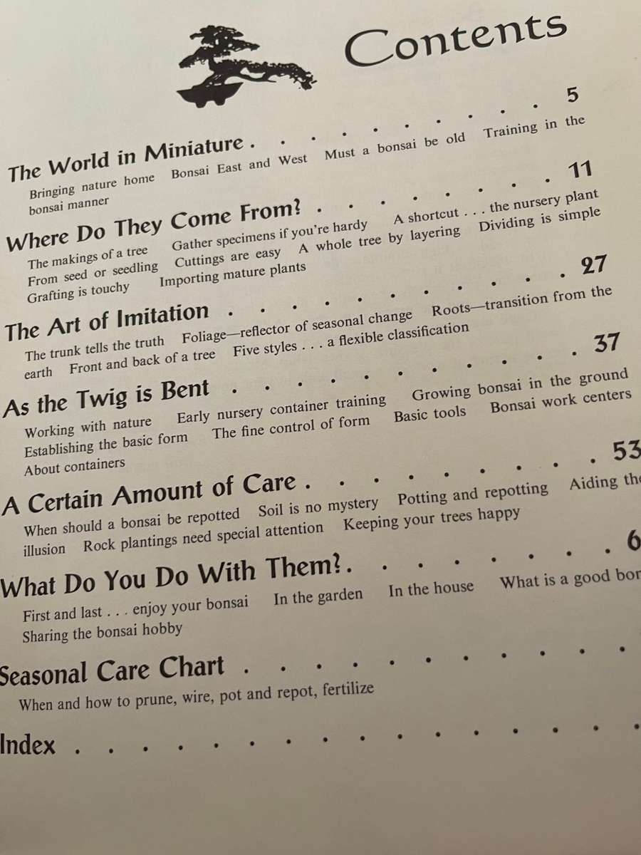 Bonsai trees books x3