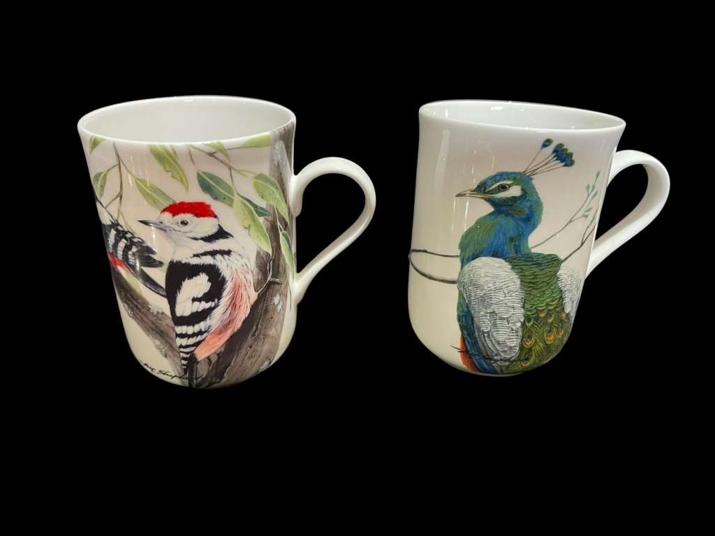Coffee/tea mugs birds each