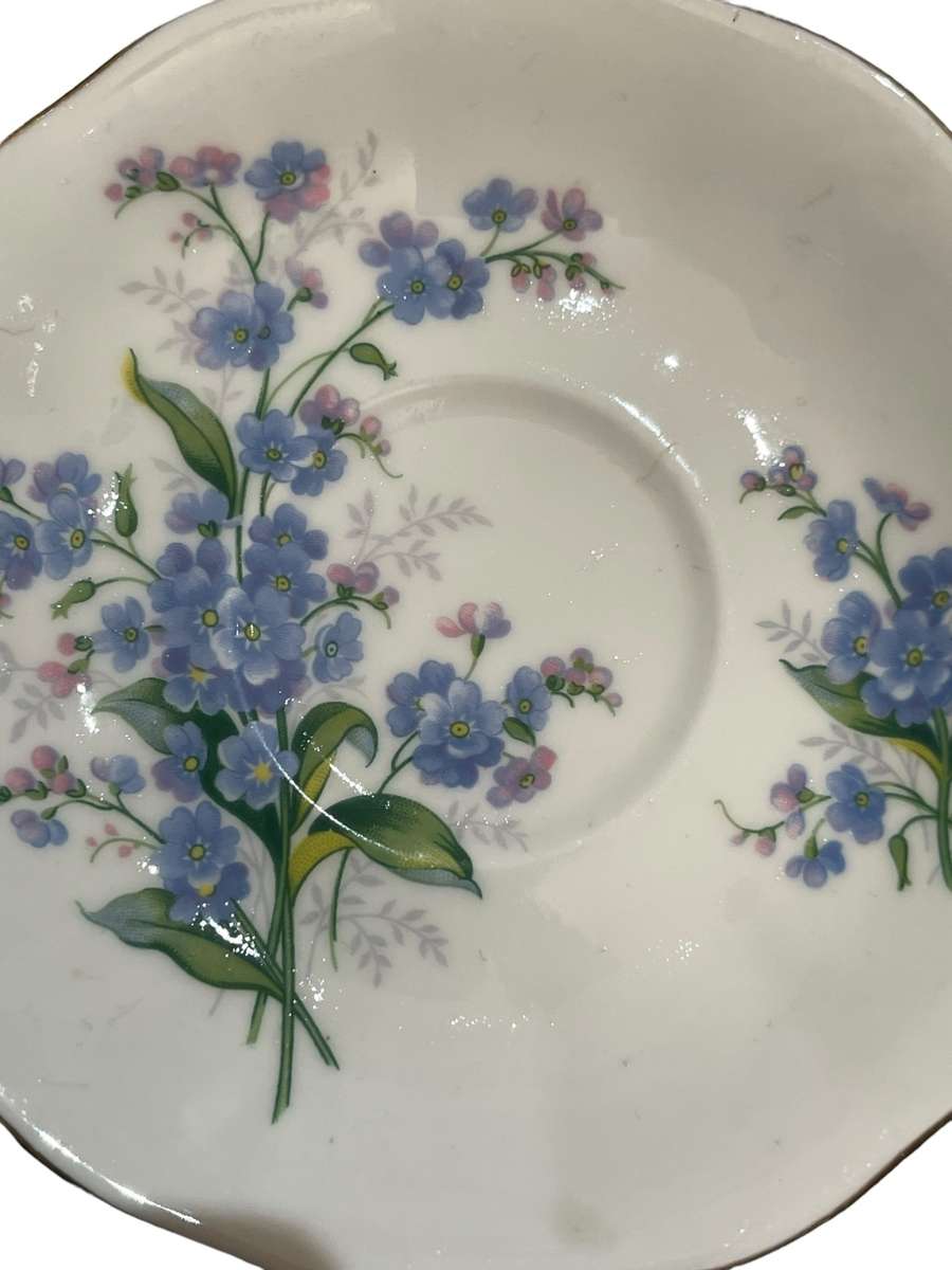 Saucer Royal Albert Forget Me Not