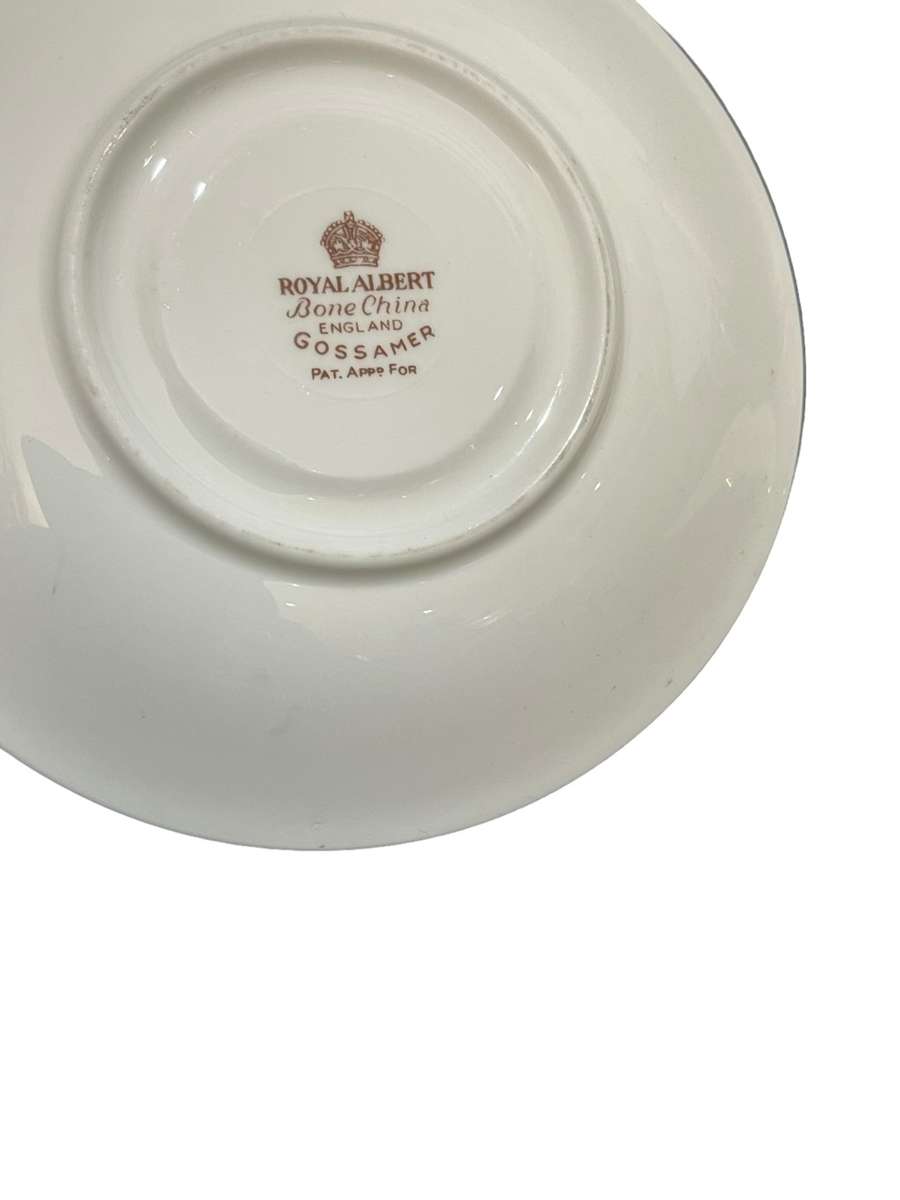 Saucers Royal Albert Gossamer each
