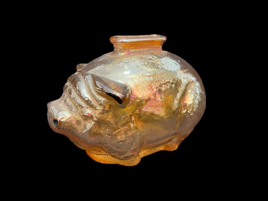 Ornament carnival glass