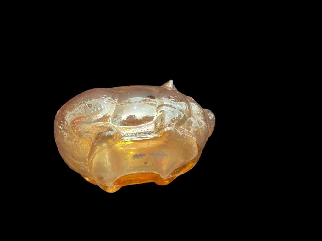 Ornament carnival glass