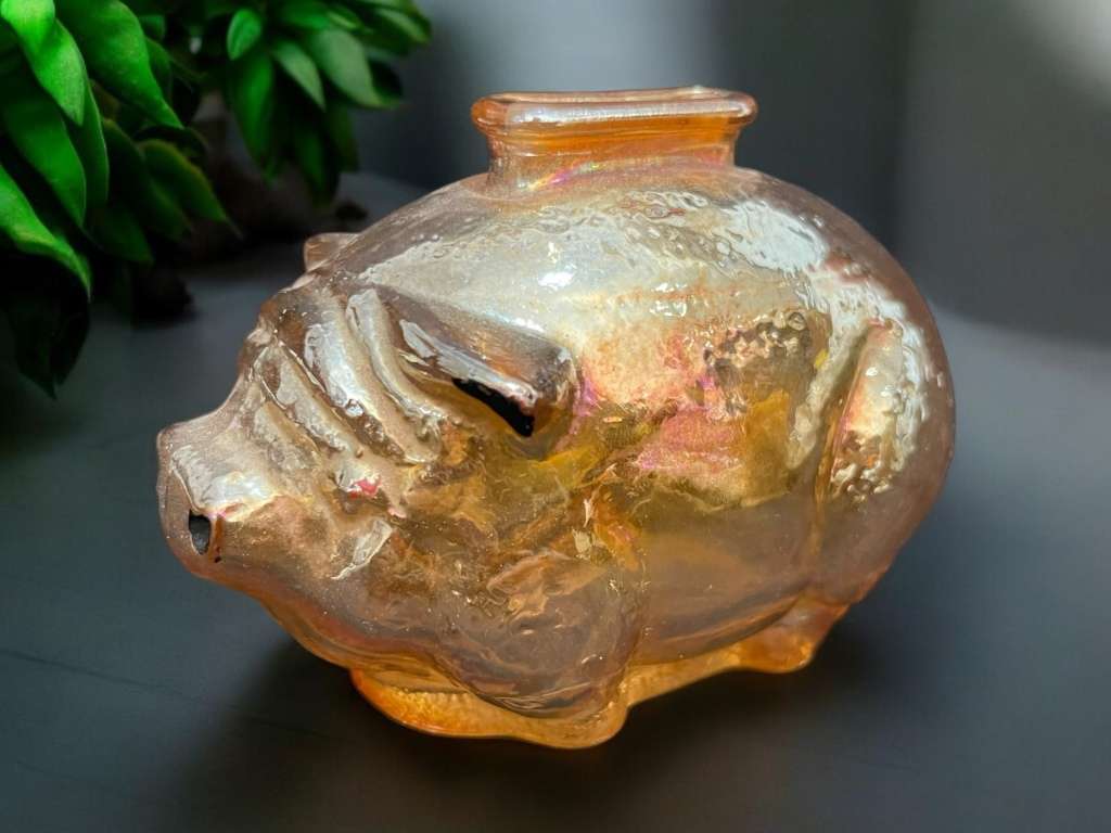 Ornament carnival glass