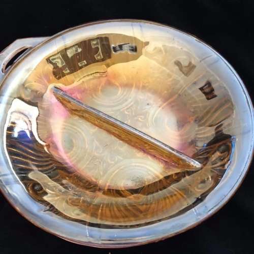 Carnival Glass BowlMAKE OFFER(GLS150)