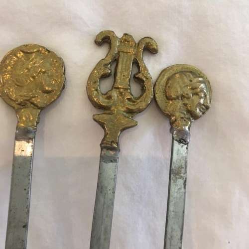 Six Skewer Stock Brass Metal Make Offer
