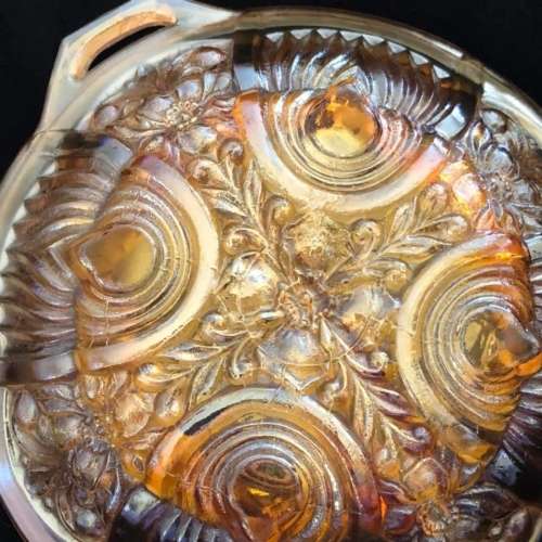 Carnival Glass BowlMAKE OFFER(GLS150)