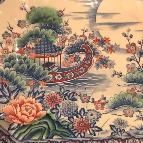 Imari Plate LargeMAKE OFFER(PORC422)