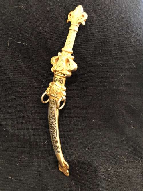 Dagger Ornamental Brass(MIS223)