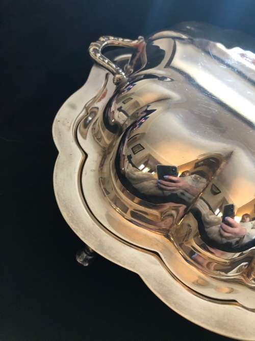 Lidded Server Silver Plated
