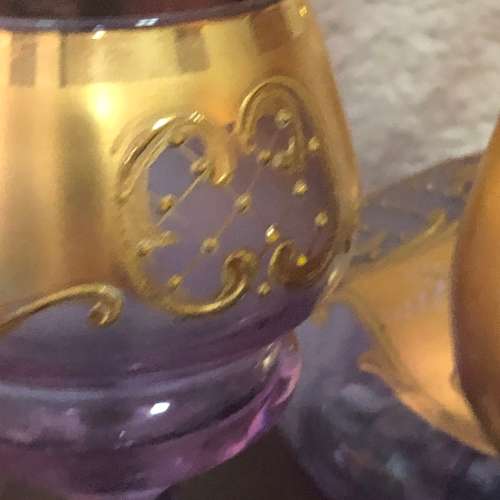 Venetian Decanter And Glasses Set