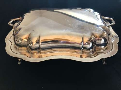 Lidded Server Silver Plated