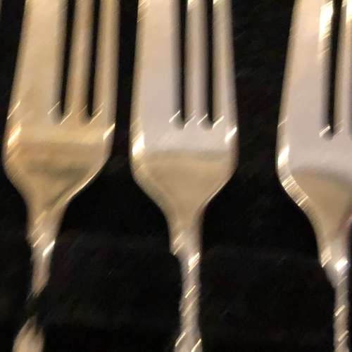 Apostle Cake Forks Silver Plated