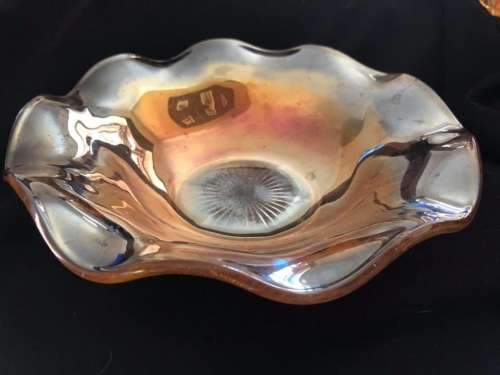 Carnival Glass BowlMAKE OFFER(GLS151)