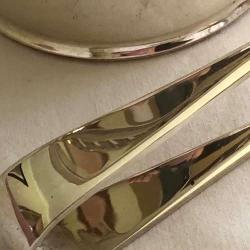 Ice Bucket & Tong Silver Plated