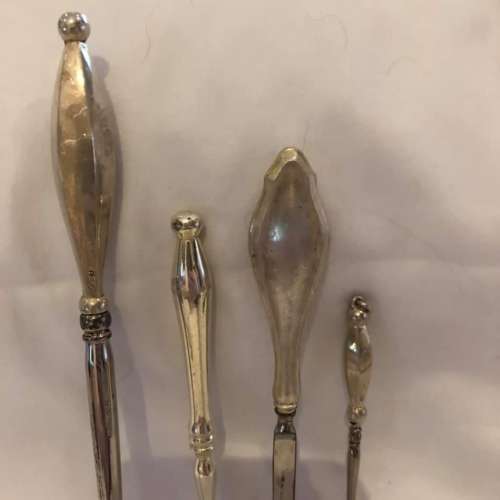 Sterling Silver Antique Dresser Items