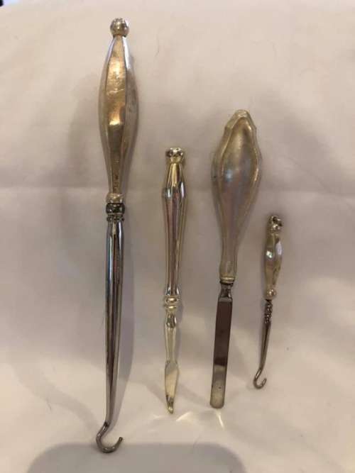 Sterling Silver Antique Dresser Items