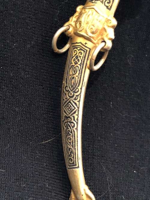 Dagger Ornamental Brass(MIS223)