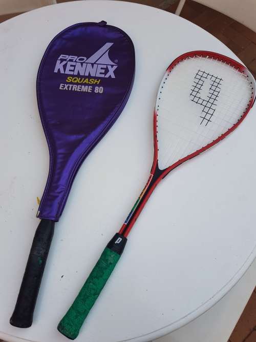 2 X SQUASH RAQUETS