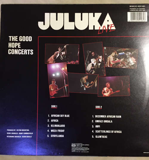 Juluka - Live- The Good Hope Concerts