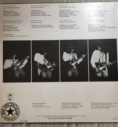 Jeff Beck - Wired Vinyl Lp