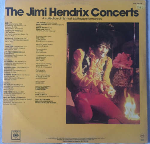 Jimmy Hendrix - Concerts Double LP SA