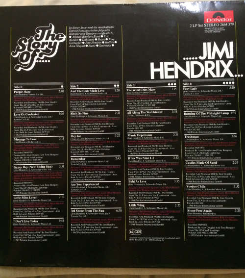 Jimmy Hendrix - The Story Of Jimmy Hendrix