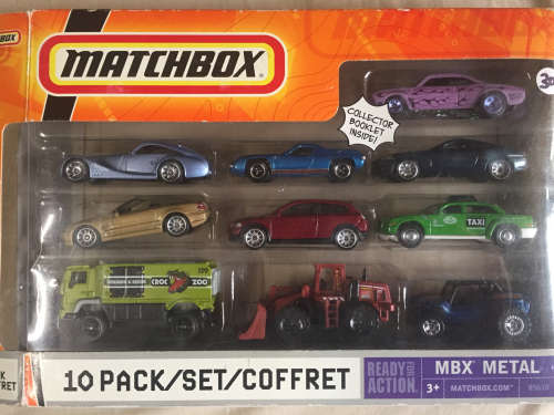 Matchbox 10 Pack Set New