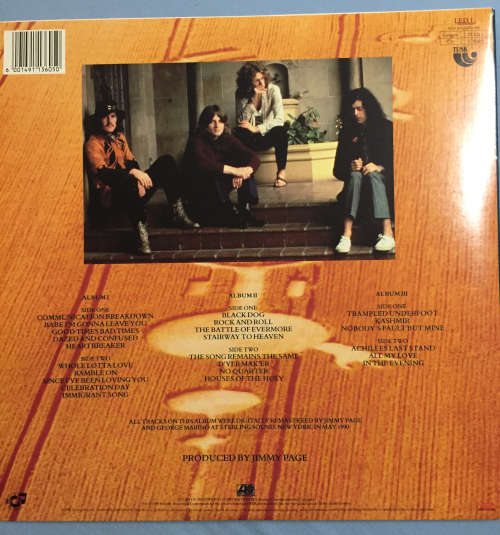 Led Zeppelin- Remasters 3 X album - SA 1990