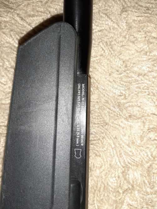 Kral N 11. 22 air rifle with 4 by 32 Beeman scope ND scope mounts