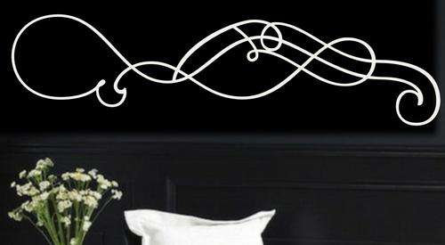 VINYL DECAL - CALLIGRAPHIC FLOURISH - WALL ART