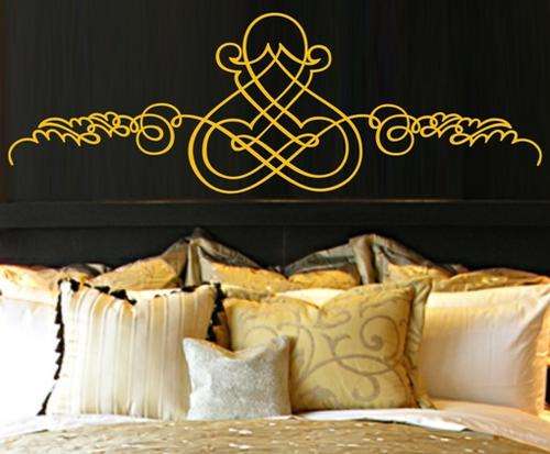 VINYL DECAL - CALLIGRAPHIC DESIGN 4 - WALL ART
