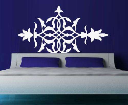 FREE SHIPPING - FLOURISH 1 WALL STICKER - CHOOSE COLOUR