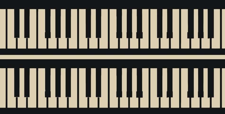 FREE SHIP/LOW COURIER - PIANO KEYS - WALL STICKER - SML 60+ COLOURS